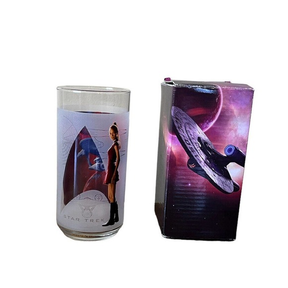 Other - Star Trek Collectors Drinking Glasses Uhura Burger King 2008 Paramount Vintage